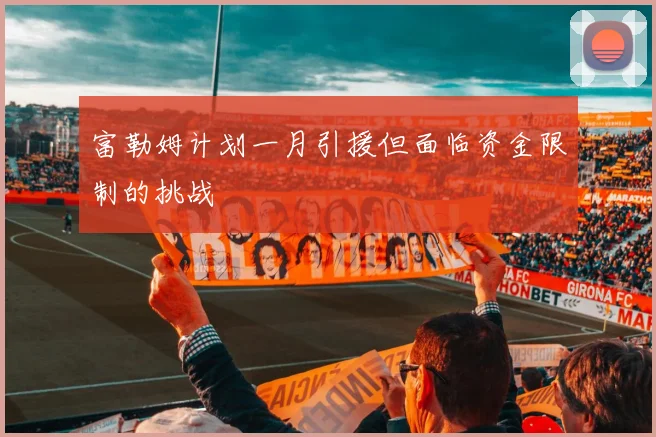 富勒姆计划一月引援但面临资金限制的挑战